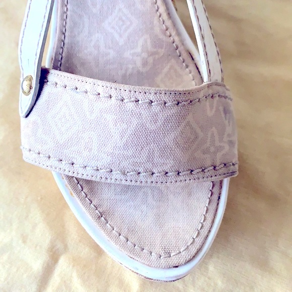 Louis Vuitton Monogram wedges! Rare - Picture 3 of 11